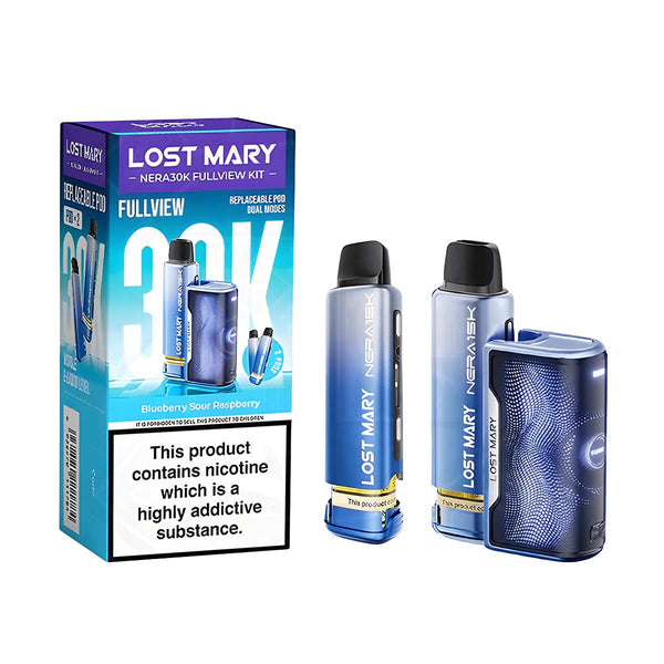 lost mary nera 30k blueberry sour raspberry flavor