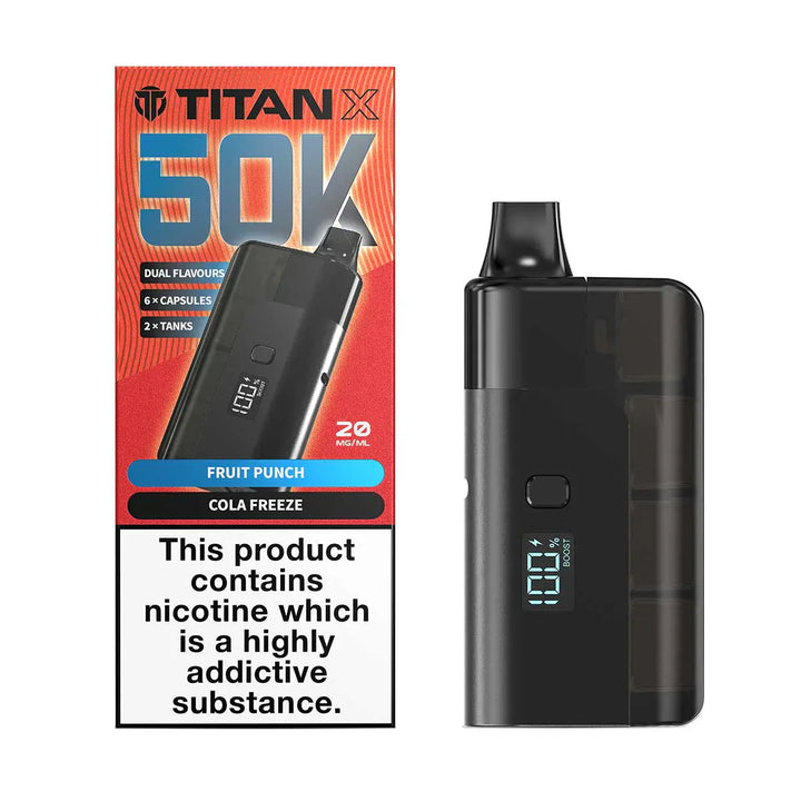 Titan X 50K Prefilled Pod Kit Wholesale (Box of 10)