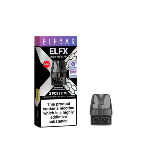 Elf Bar ELFX Replacement Pods Pack of 3
