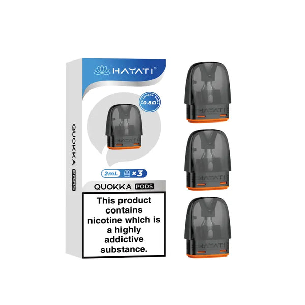 Hayati Quokka Pods 2ml – Refillable Mesh Coil Pods pack 3