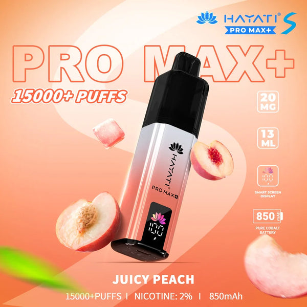 Hayati Pro Max Plus S 15000 Puffs Prefilled Pod Kit box of 5