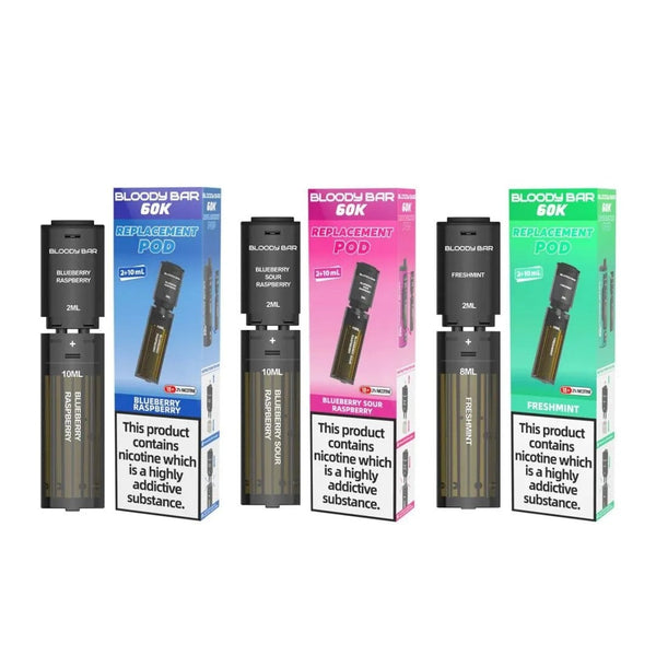 Bloody bar 60k Replacement Pod Box of 5
