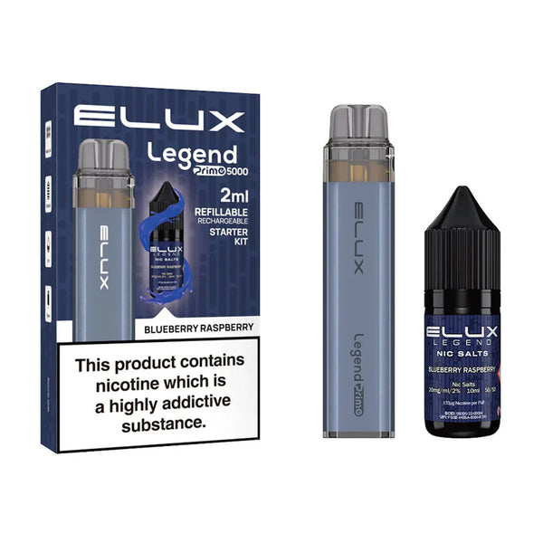 Elux Legend Prime 5000 Refillable Pod Kit box of 5