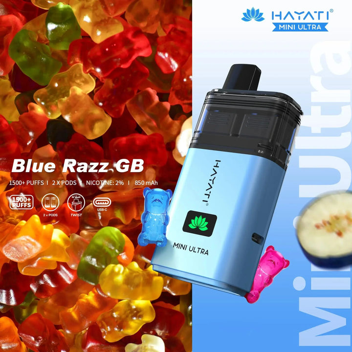 Hayati Mini Ultra 1500 Puffs Prefilled Pod Kit