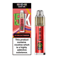 SKE Bar 15K Puffs Prefilled Pod Kit box of 5