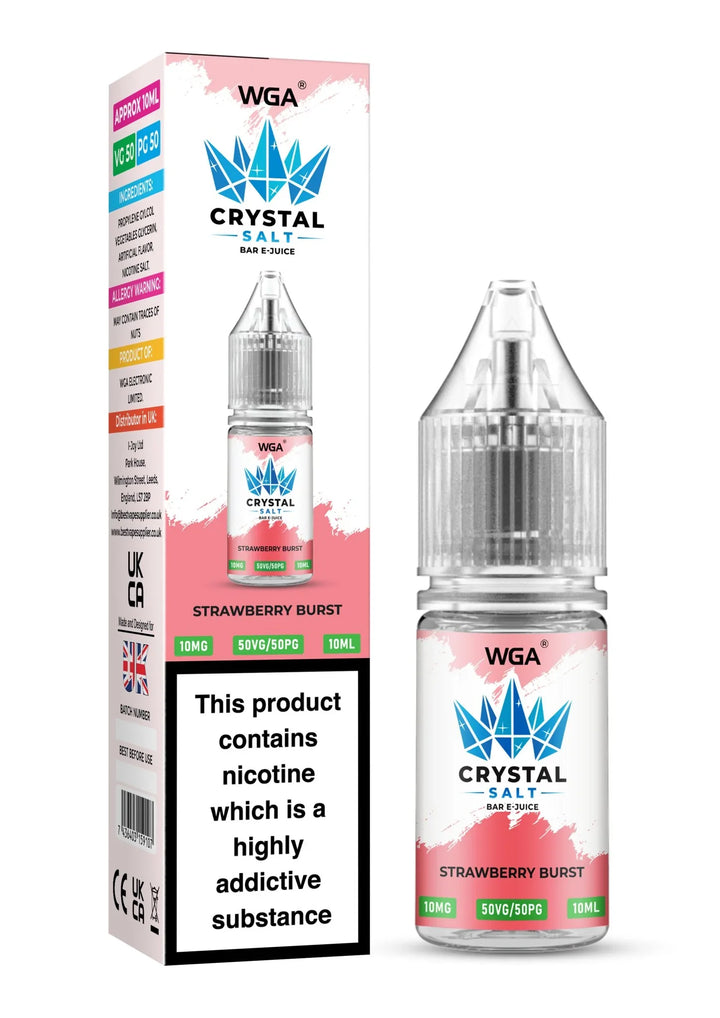 WGA Crystal Salt Bar E-Juice strawberry burst flavor
