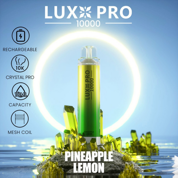 Lux Pro 10000 Puffs Pineapple lemon